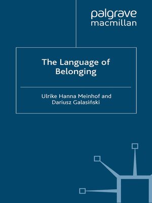 cover image of The Language of Belonging